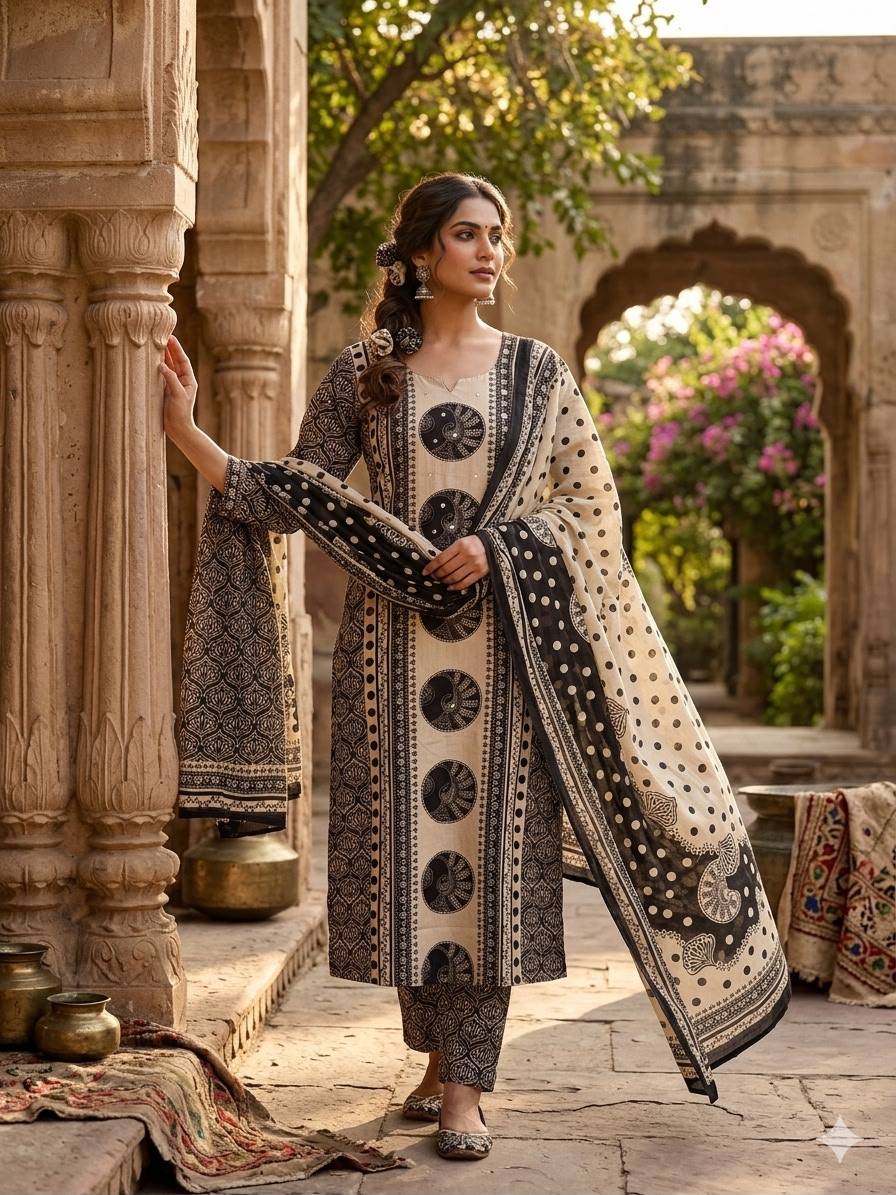 PREMIUM JAIPURI LEHERIYA KURTIS COLLECTION vol-2 by Kaamiri 01 To 10 Series Indian Casual Wear Collection Soft & Premium Cambric Cotton Kurtis At Wholesale Price